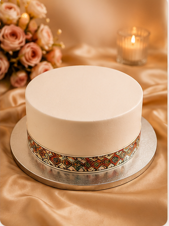 Elegant celebration cake by Bake Now Polokwane